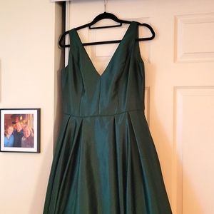 Gorgeous emerald dress with tuile